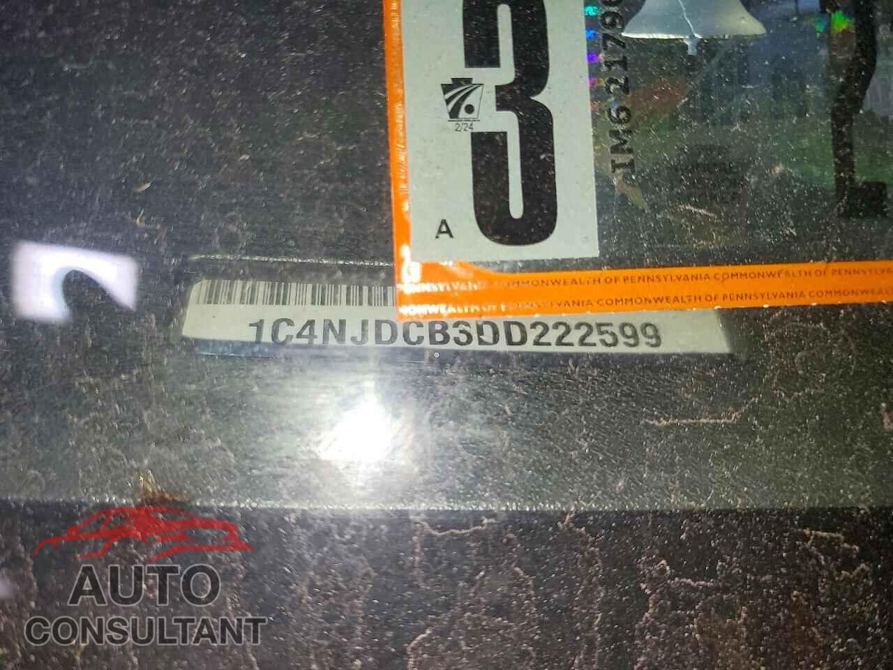 JEEP COMPASS 2013 - 1C4NJDCB3DD222599