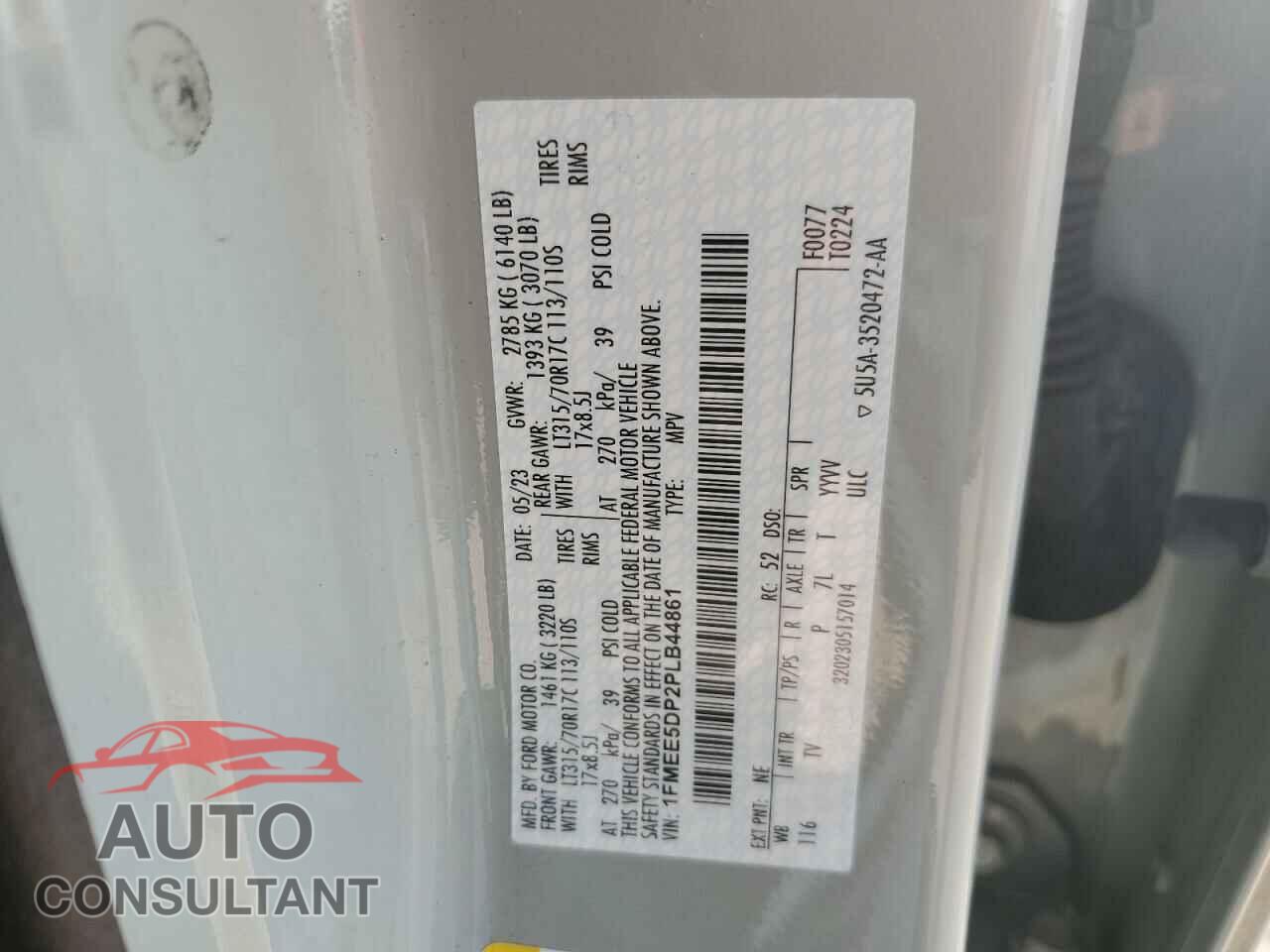FORD BRONCO 2023 - 1FMEE5DP2PLB44861