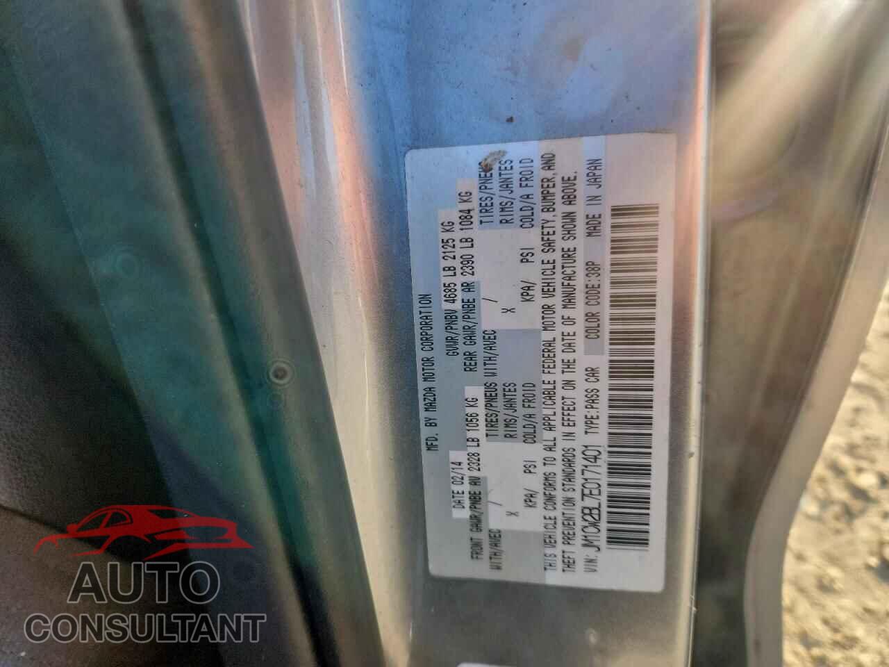 MAZDA 5 2014 - JM1CW2BL7E0171401