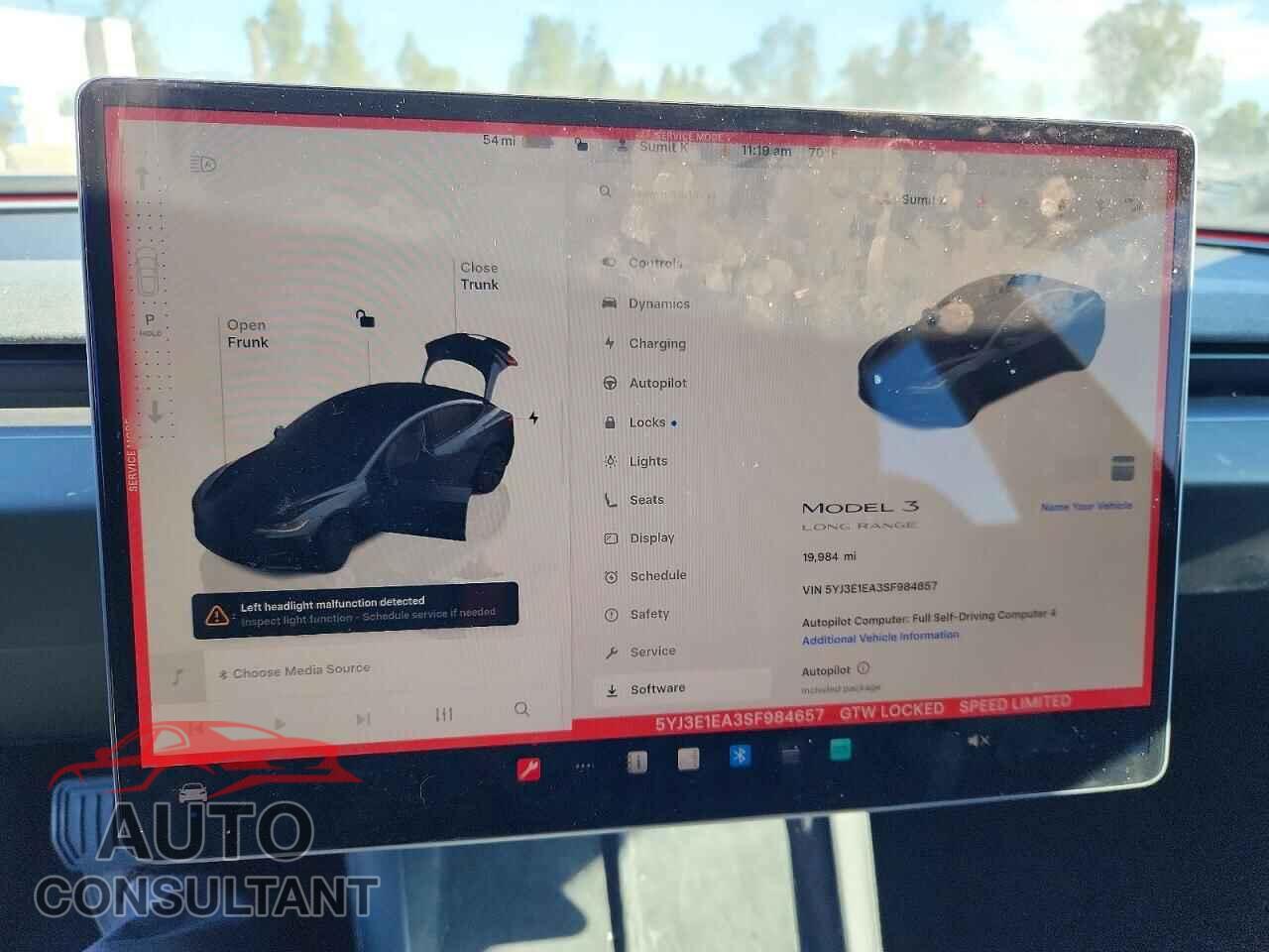 TESLA MODEL 3 2025 - 5YJ3E1EA3SF984657