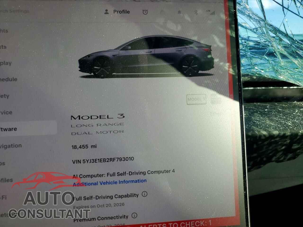 TESLA MODEL 3 2024 - 5YJ3E1EB2RF793010
