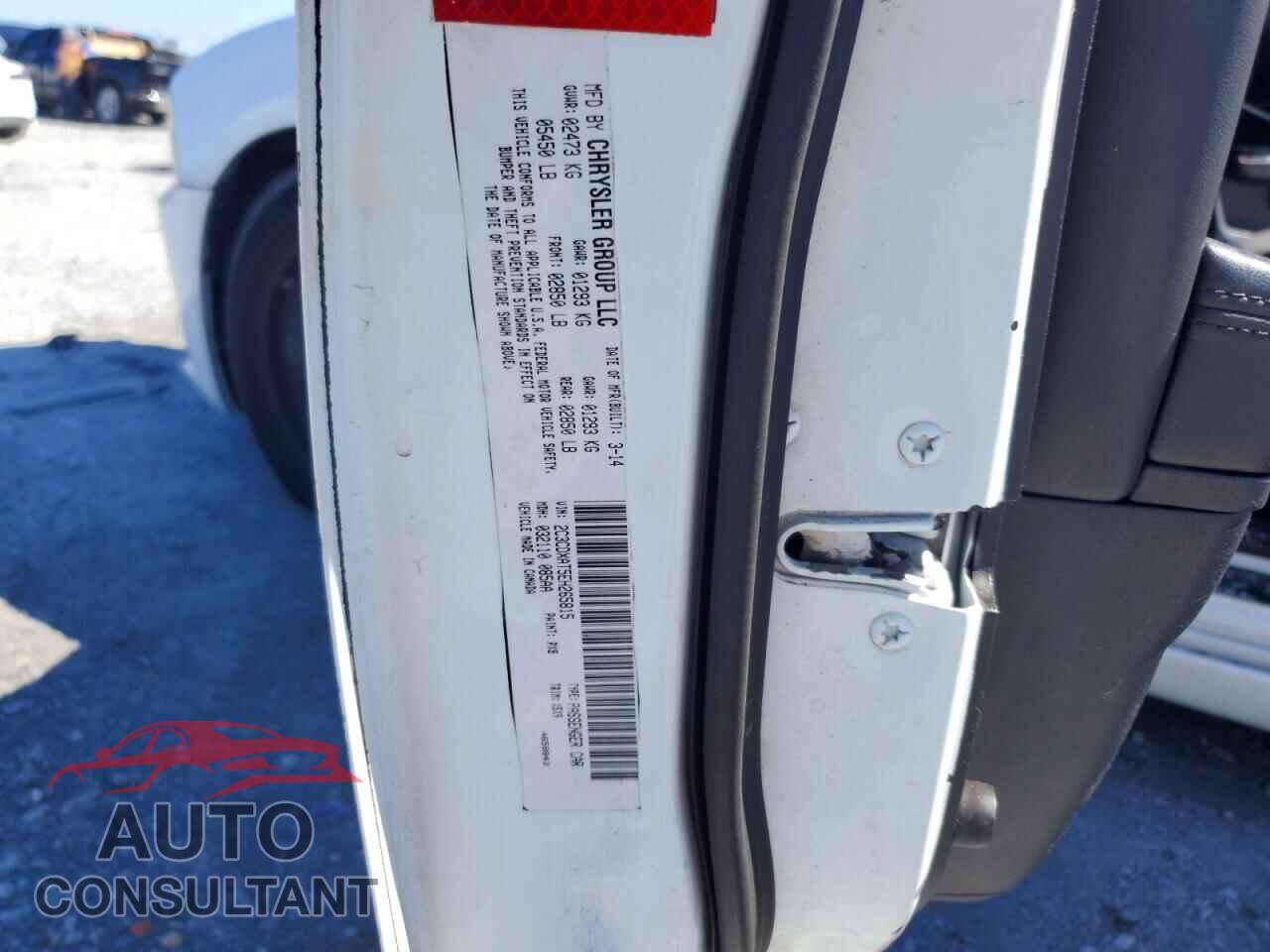 DODGE CHARGER 2014 - 2C3CDXAT5EH265815