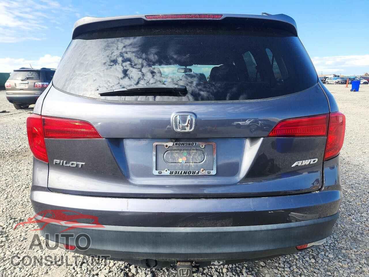 HONDA PILOT 2017 - 5FNYF6H81HB034234