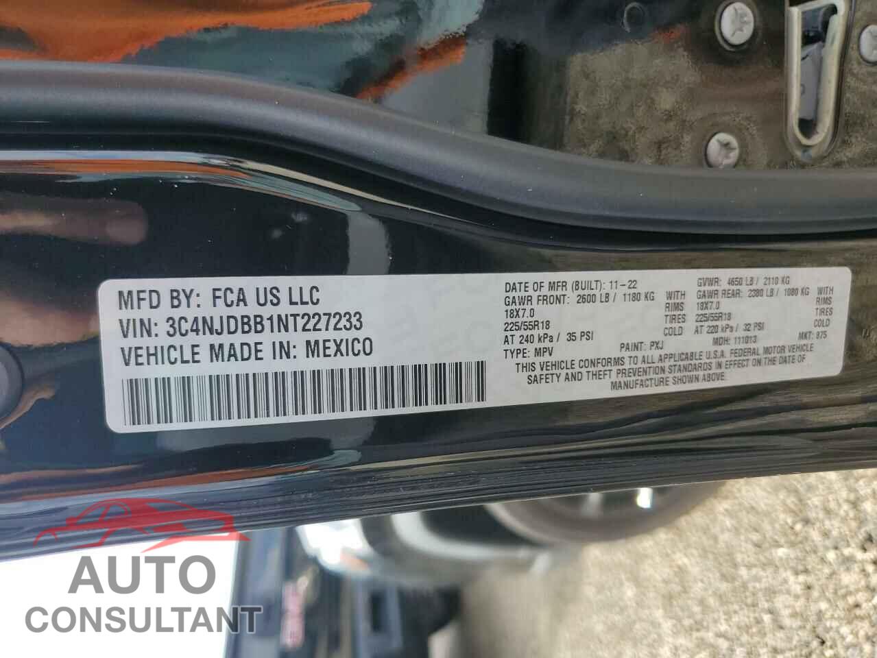 JEEP COMPASS 2022 - 3C4NJDBB1NT227233