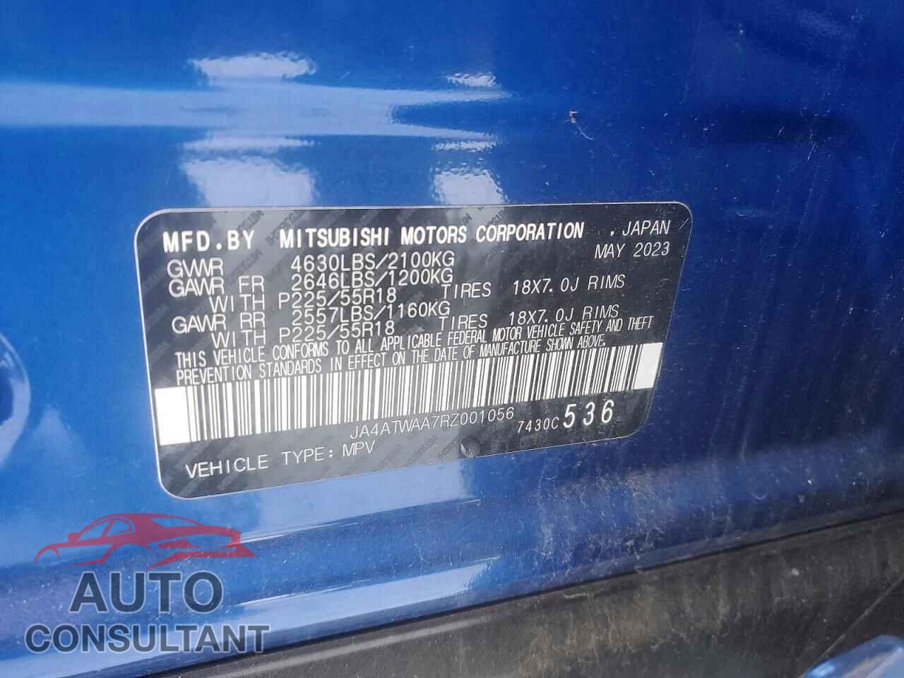 MITSUBISHI ECLIPSE 2024 - JA4ATWAA7RZ001056