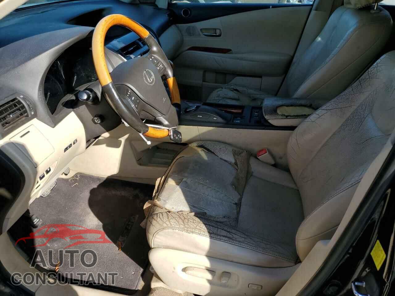 LEXUS RX350 2010 - 2T2BK1BAXAC063902