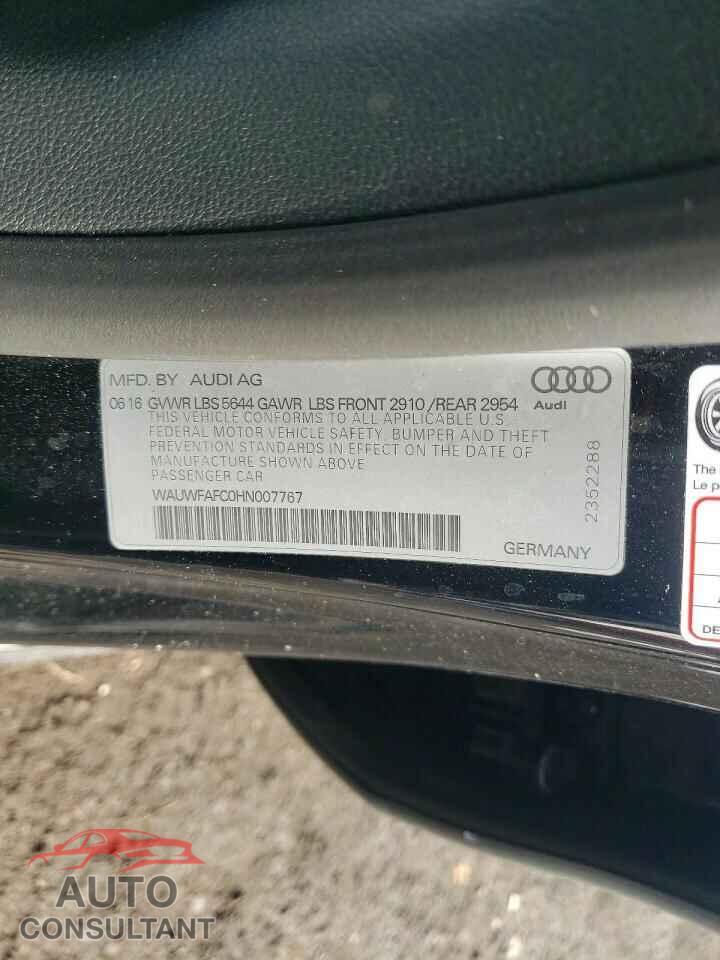 AUDI S7/RS7 2017 - WAUWFAFC0HN007767