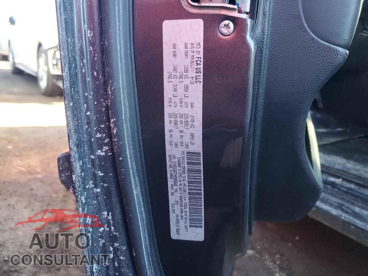 DODGE CARAVAN 2017 - 2C4RDGBG7HR586549