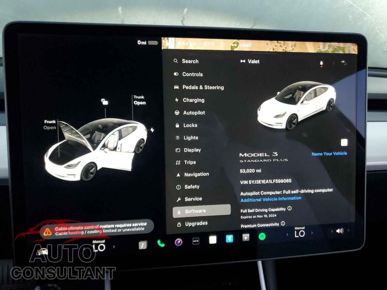 TESLA MODEL 3 2020 - 5YJ3E1EA1LF599065