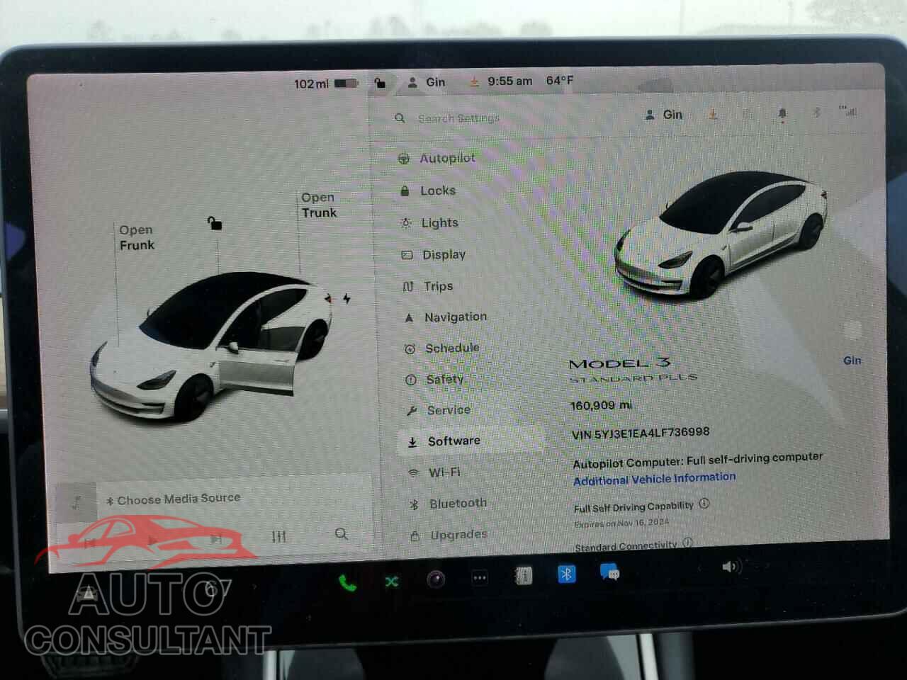 TESLA MODEL 3 2020 - 5YJ3E1EA4LF736998