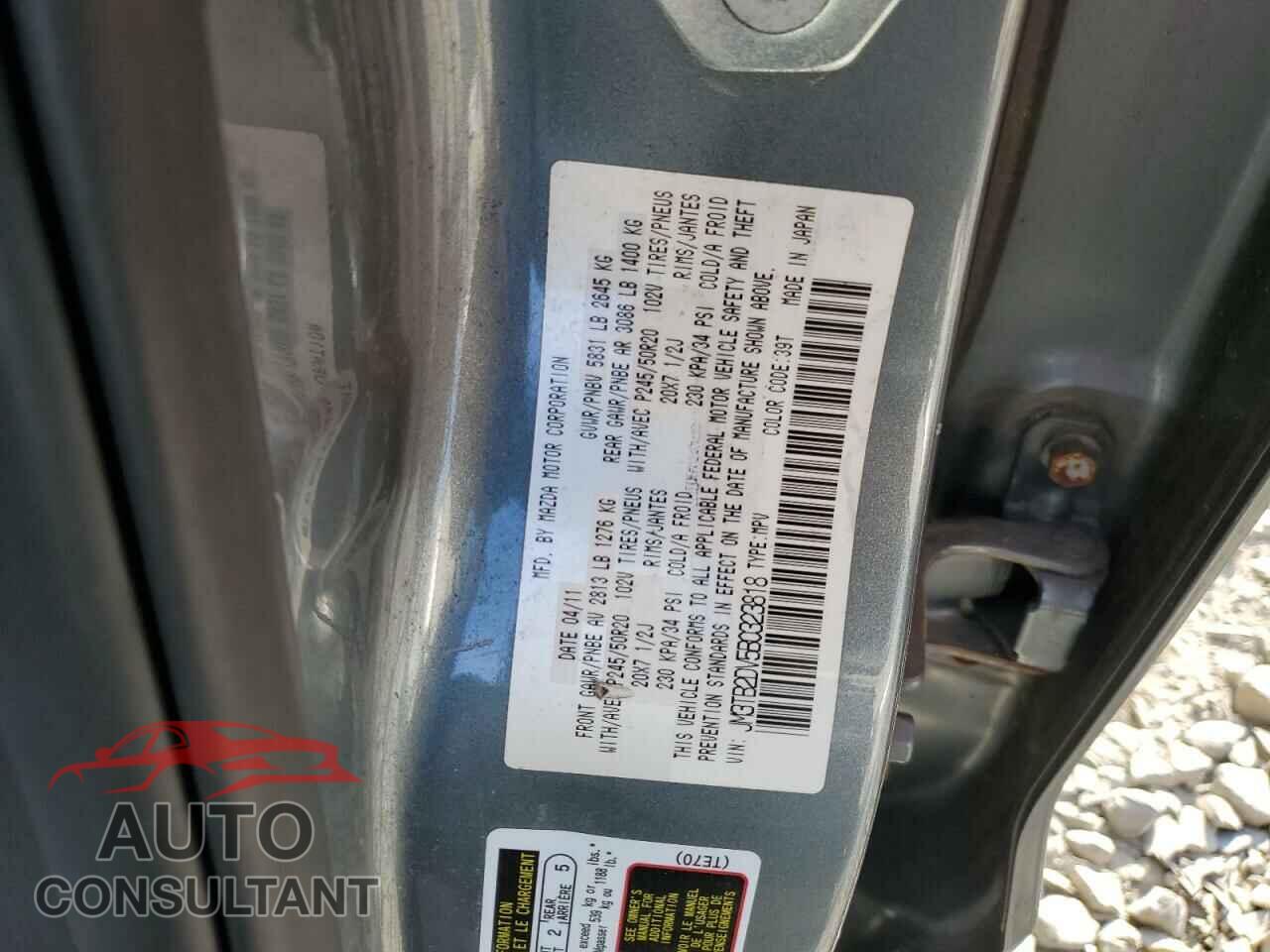 MAZDA CX-9 2011 - JM3TB2DV5B0323818
