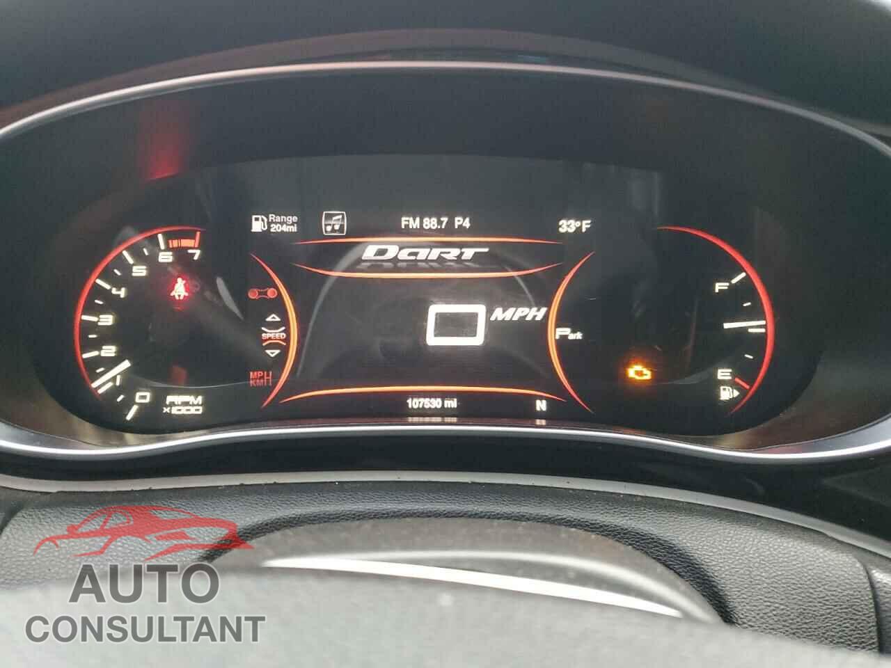 DODGE DART 2016 - 1C3CDFCB9GD610181