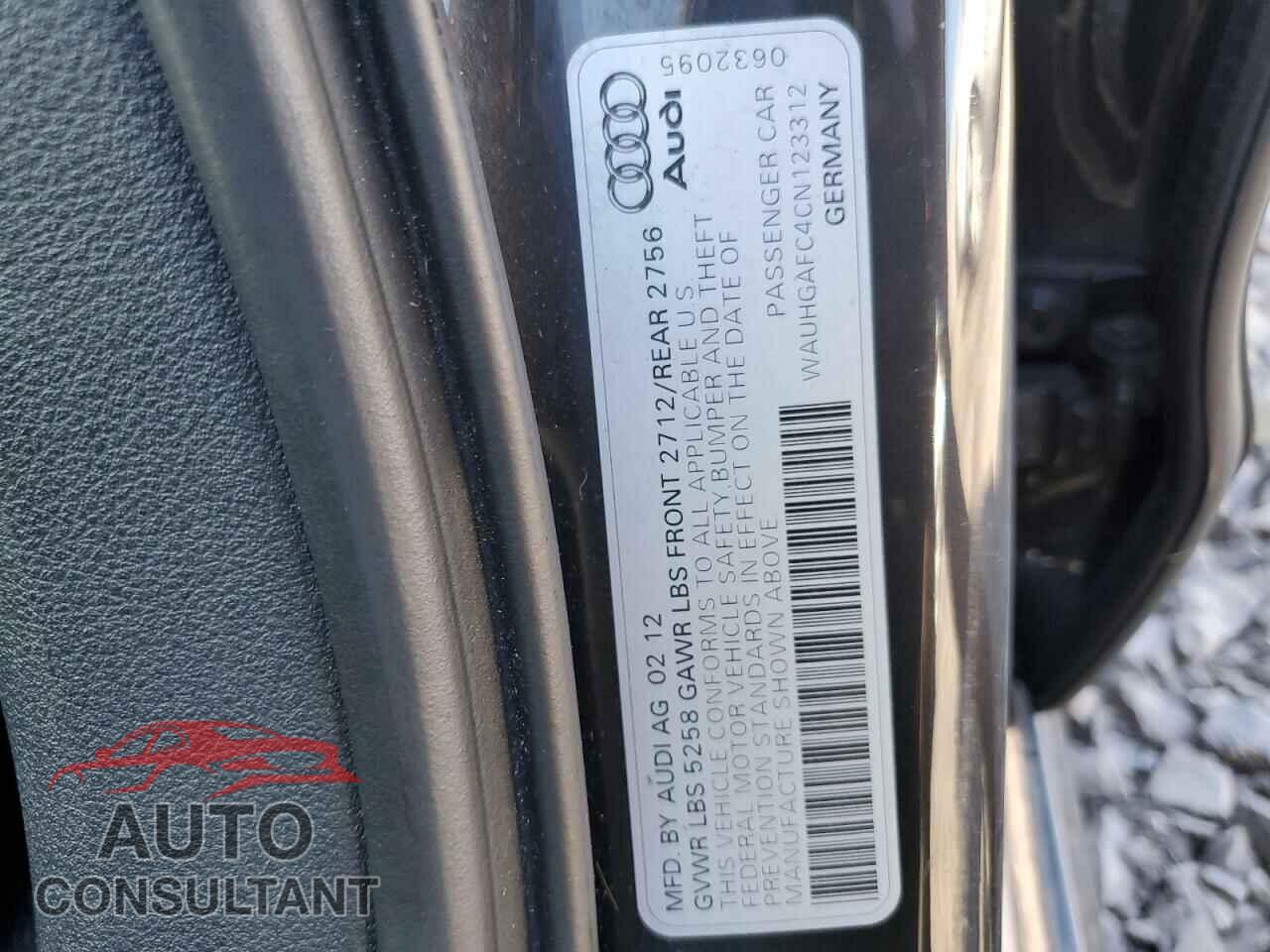 AUDI A6 2012 - WAUHGAFC4CN123312
