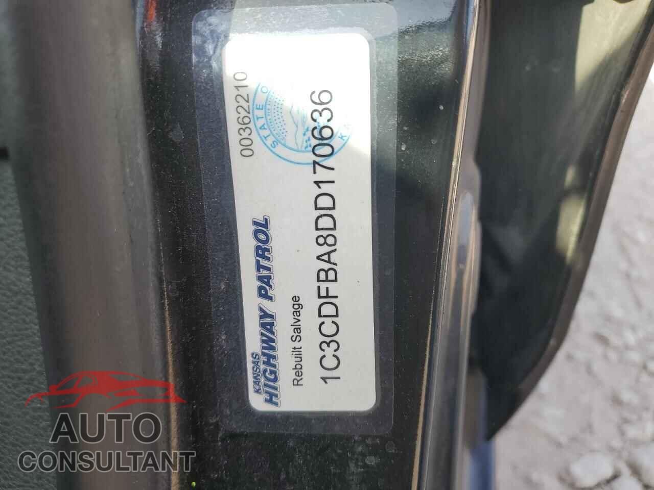 DODGE DART 2013 - 1C3CDFBA8DD170636