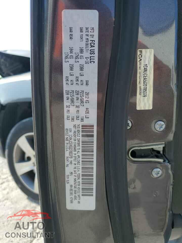 JEEP COMPASS 2016 - 1C4NJCEA5GD785379