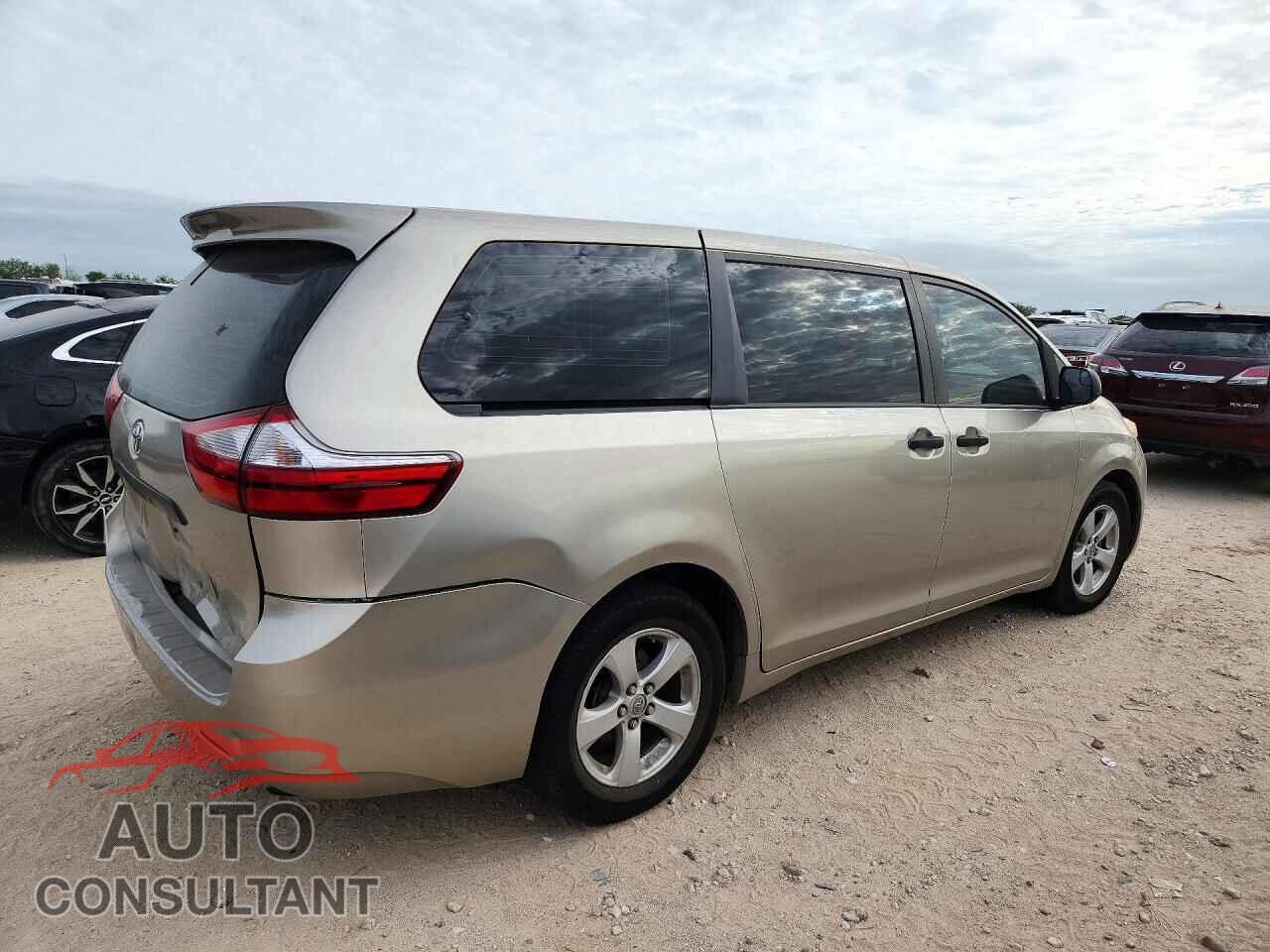 TOYOTA SIENNA 2017 - 5TDZZ3DC3HS884463