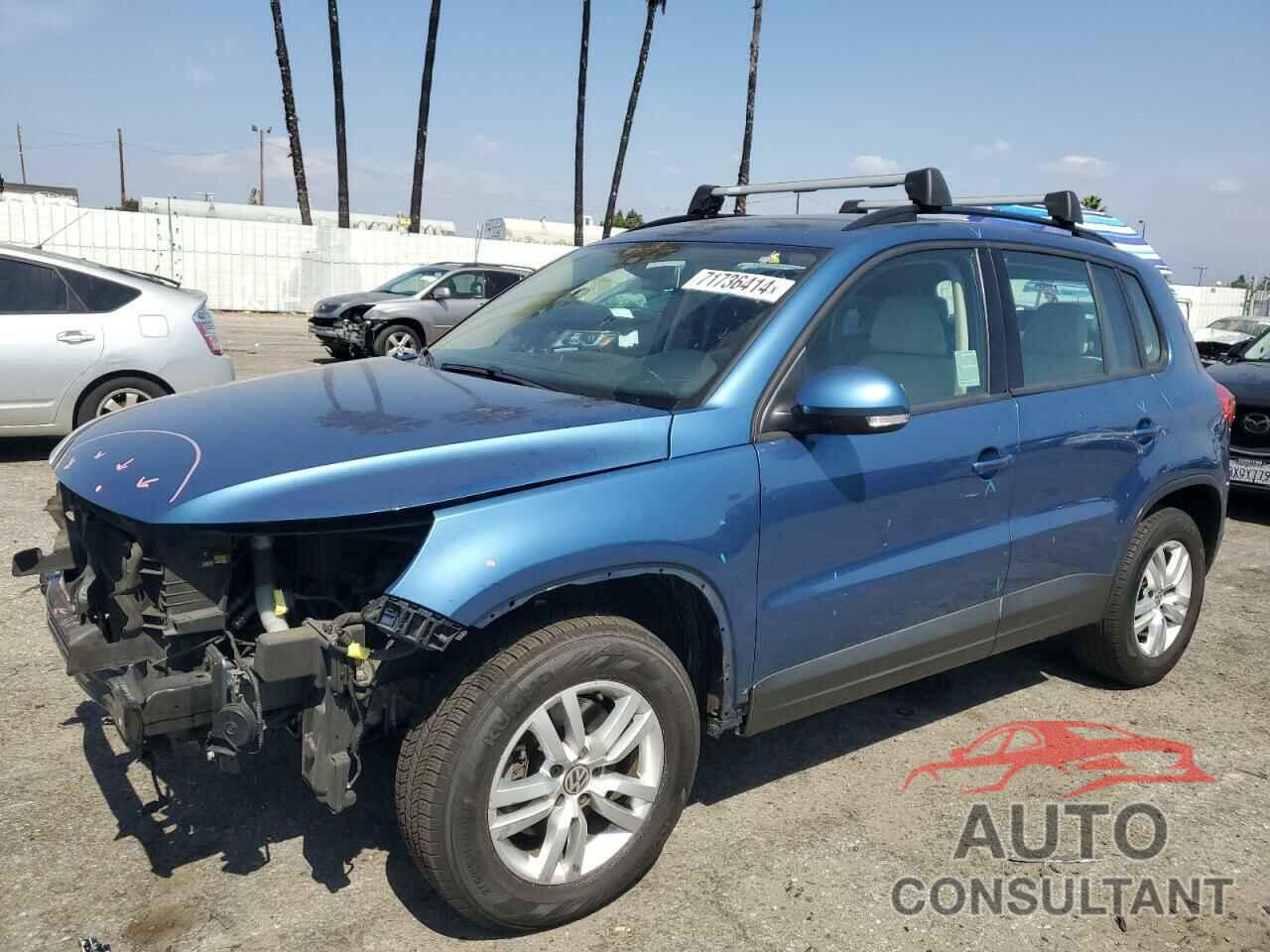 VOLKSWAGEN TIGUAN 2017 - WVGAV7AX7HW513194