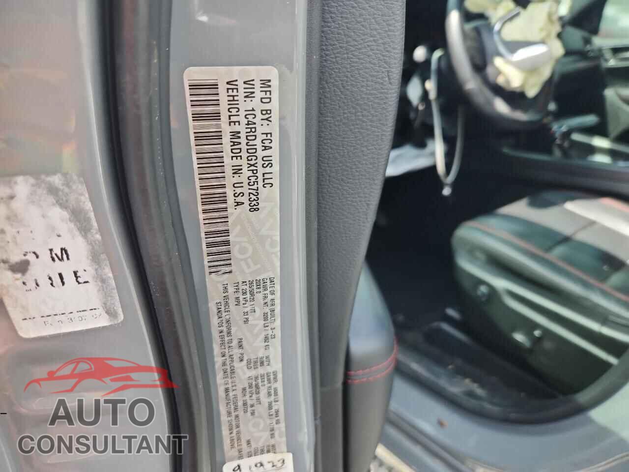 DODGE DURANGO 2023 - 1C4RDJDGXPC572338