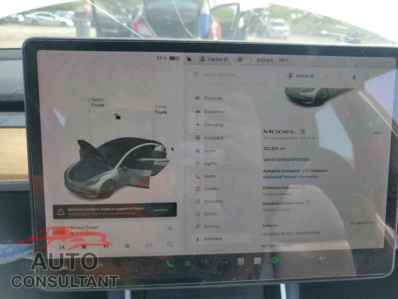 TESLA MODEL 3 2019 - 5YJ3E1EA7KF310155