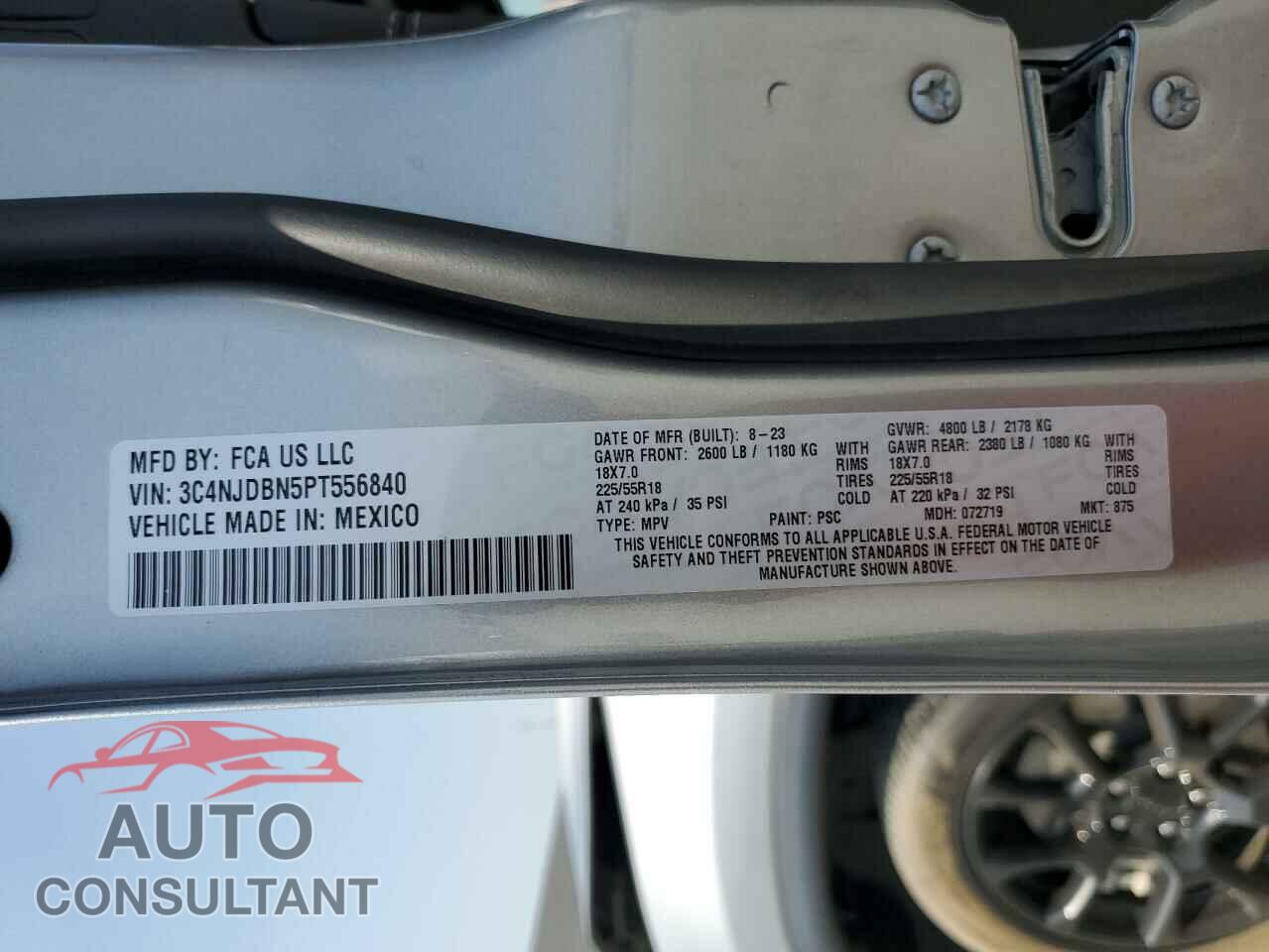 JEEP COMPASS 2023 - 3C4NJDBN5PT556840