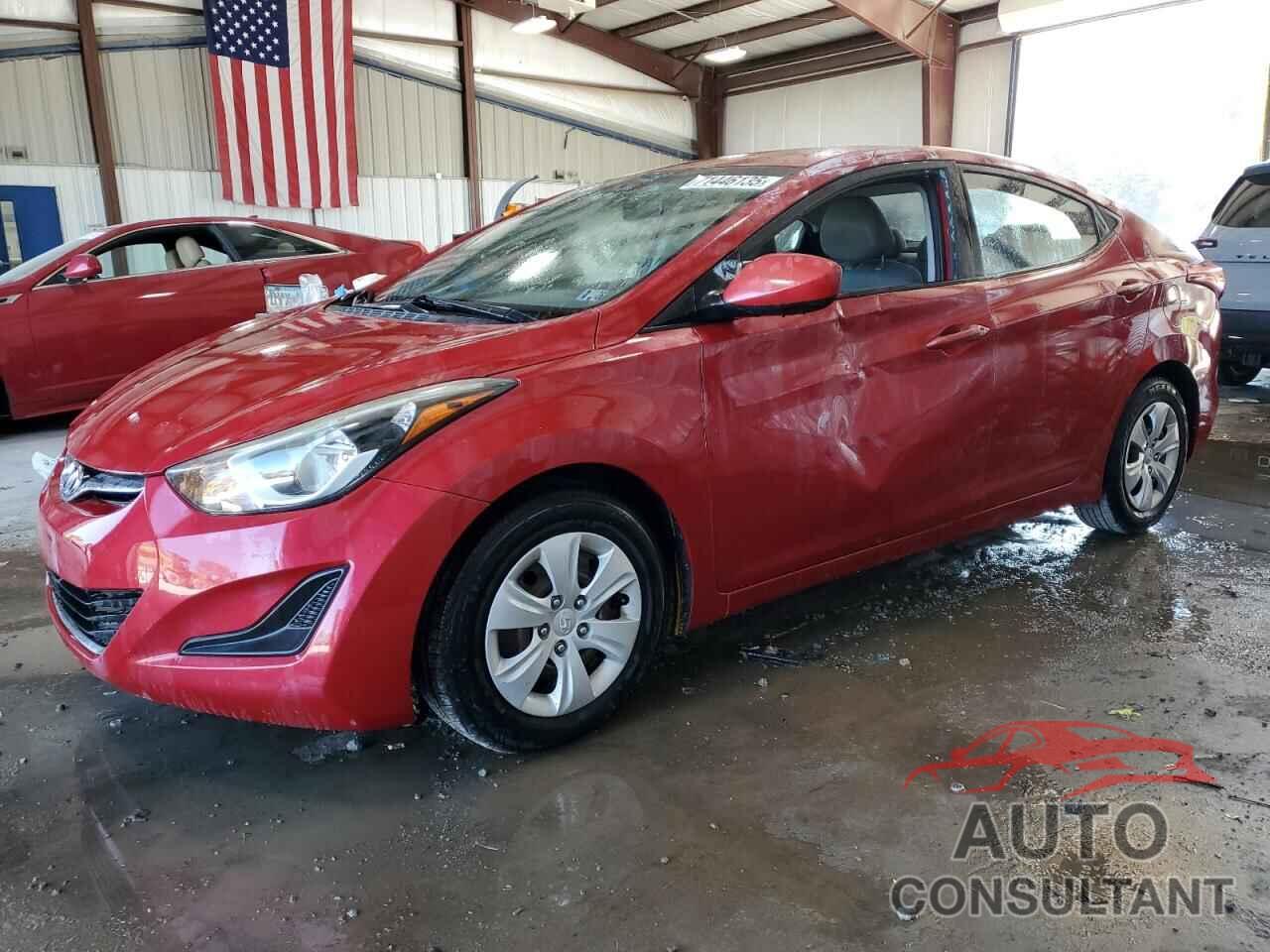 HYUNDAI ELANTRA 2016 - KMHDH4AE2GU543506