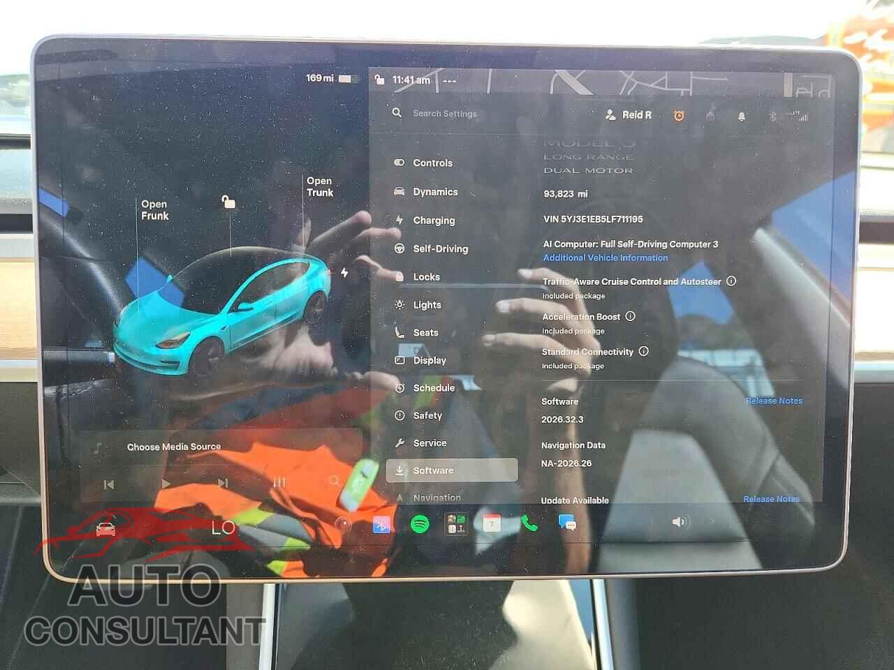 TESLA MODEL 3 2020 - 5YJ3E1EB5LF711195