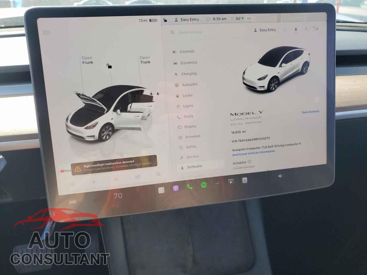 TESLA MODEL Y 2024 - 7SAYGAEE8RF033273