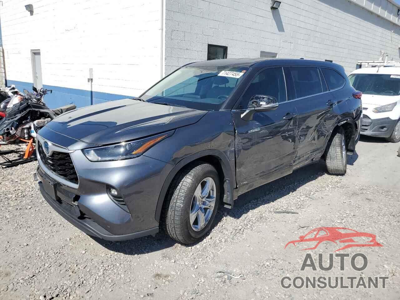 TOYOTA HIGHLANDER 2021 - 5TDBBRCH4MS515871