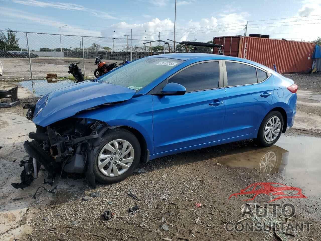 HYUNDAI ELANTRA 2018 - KMHD74LF9JU594517