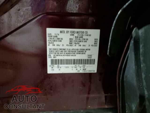 FORD EDGE 2017 - 2FMPK4J97HBB14029