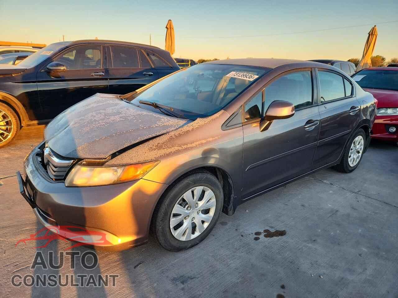 HONDA CIVIC 2012 - 2HGFB2F54CH572788