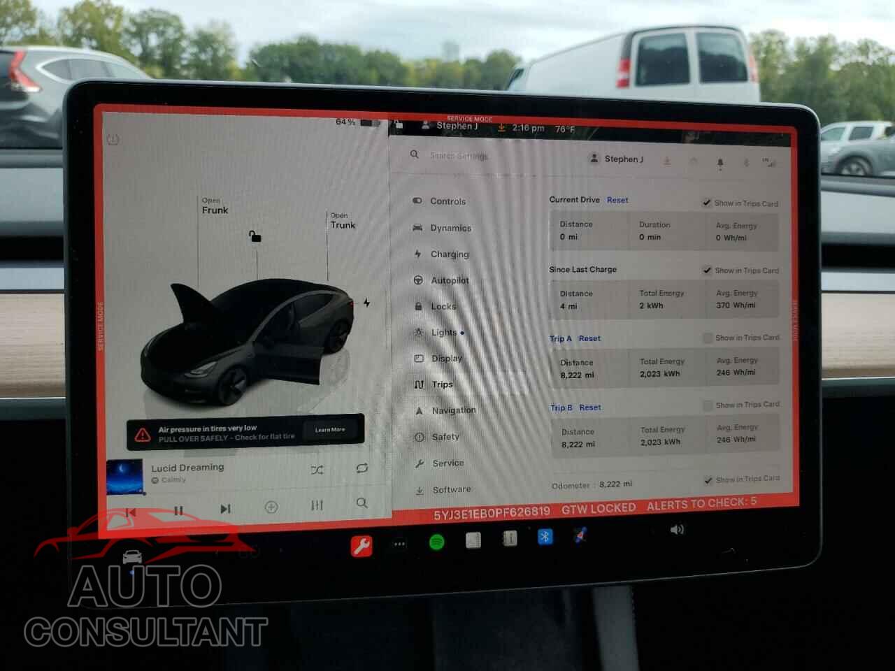 TESLA MODEL 3 2023 - 5YJ3E1EB0PF626819