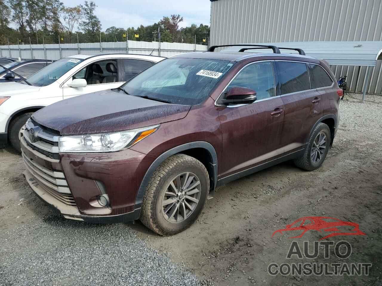 TOYOTA HIGHLANDER 2019 - 5TDJZRFH4KS998133