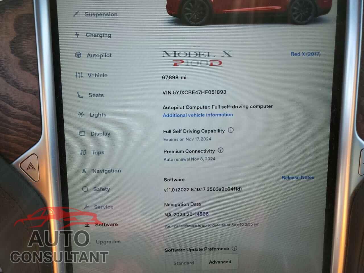TESLA MODEL X 2017 - 5YJXCBE47HF051893