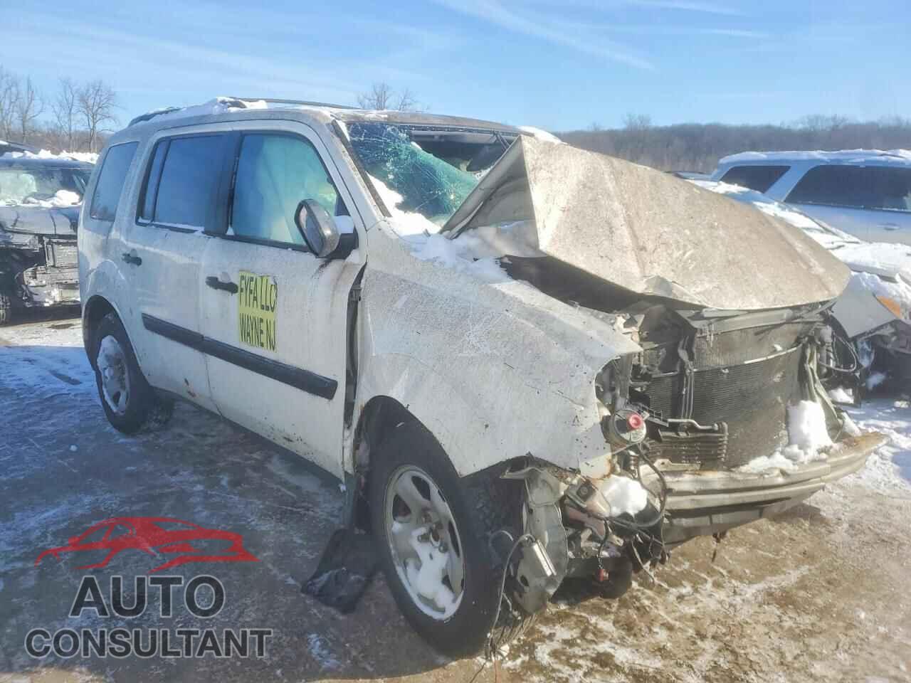 HONDA PILOT 2012 - 5FNYF4H22CB034977