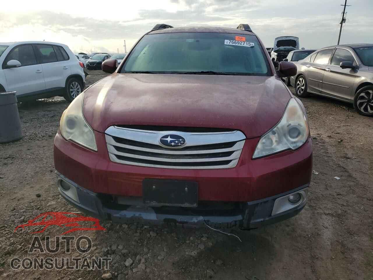 SUBARU OUTBACK 2012 - 4S4BRCCC2C3252269