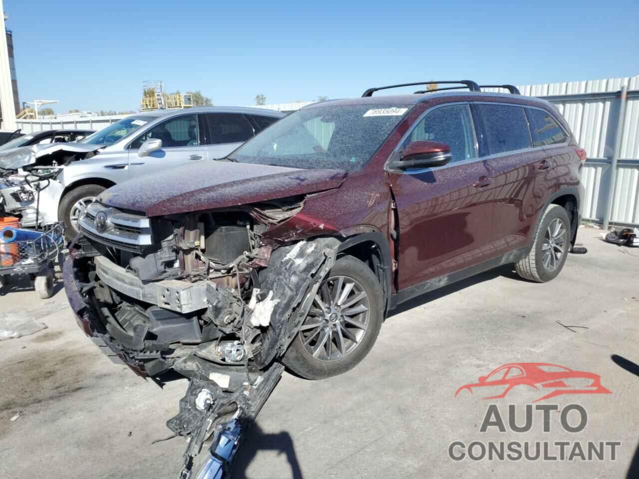 TOYOTA HIGHLANDER 2019 - 5TDJZRFHXKS954976