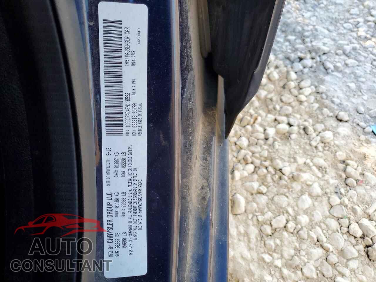 DODGE AVENGER 2014 - 1C3CDZAG4EN116592