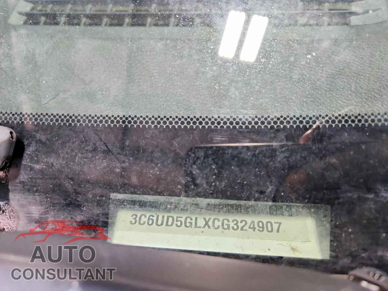 DODGE RAM 2500 2012 - 3C6UD5GLXCG324907
