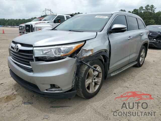 TOYOTA HIGHLANDER 2016 - 5TDYKRFH5GS184972