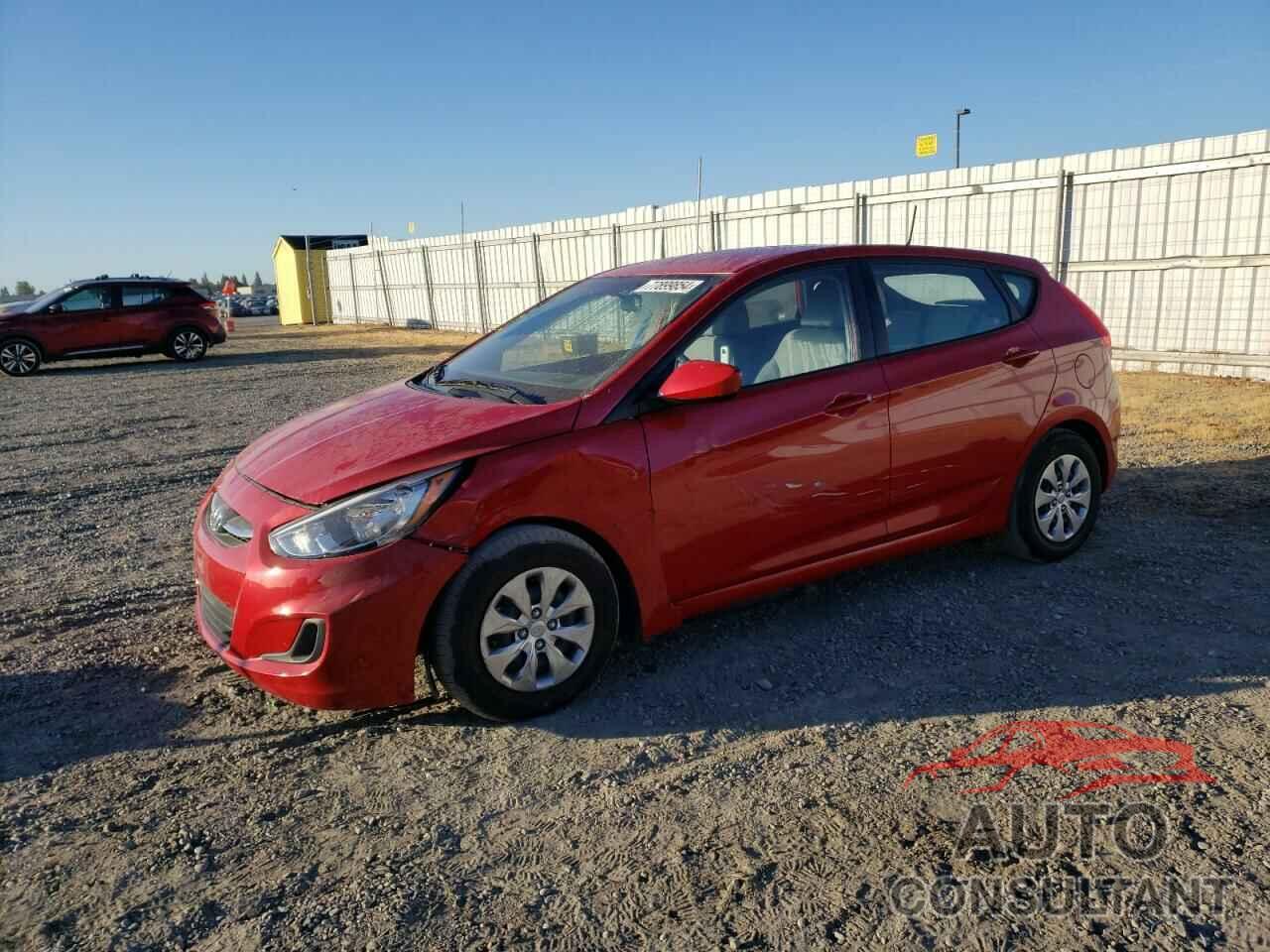 HYUNDAI ACCENT 2017 - KMHCT5AE5HU351479