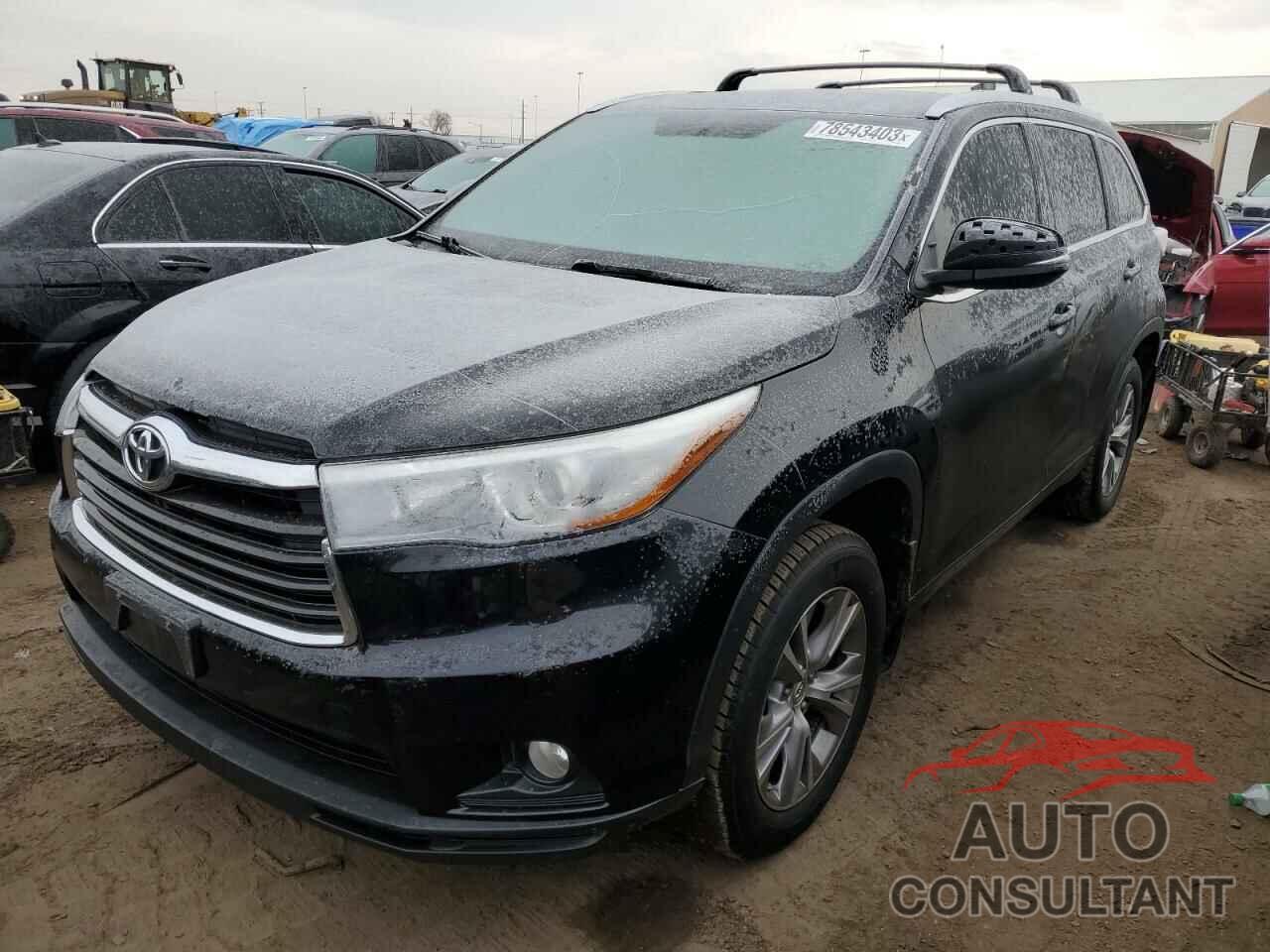 TOYOTA HIGHLANDER 2015 - 5TDJKRFH5FS145170