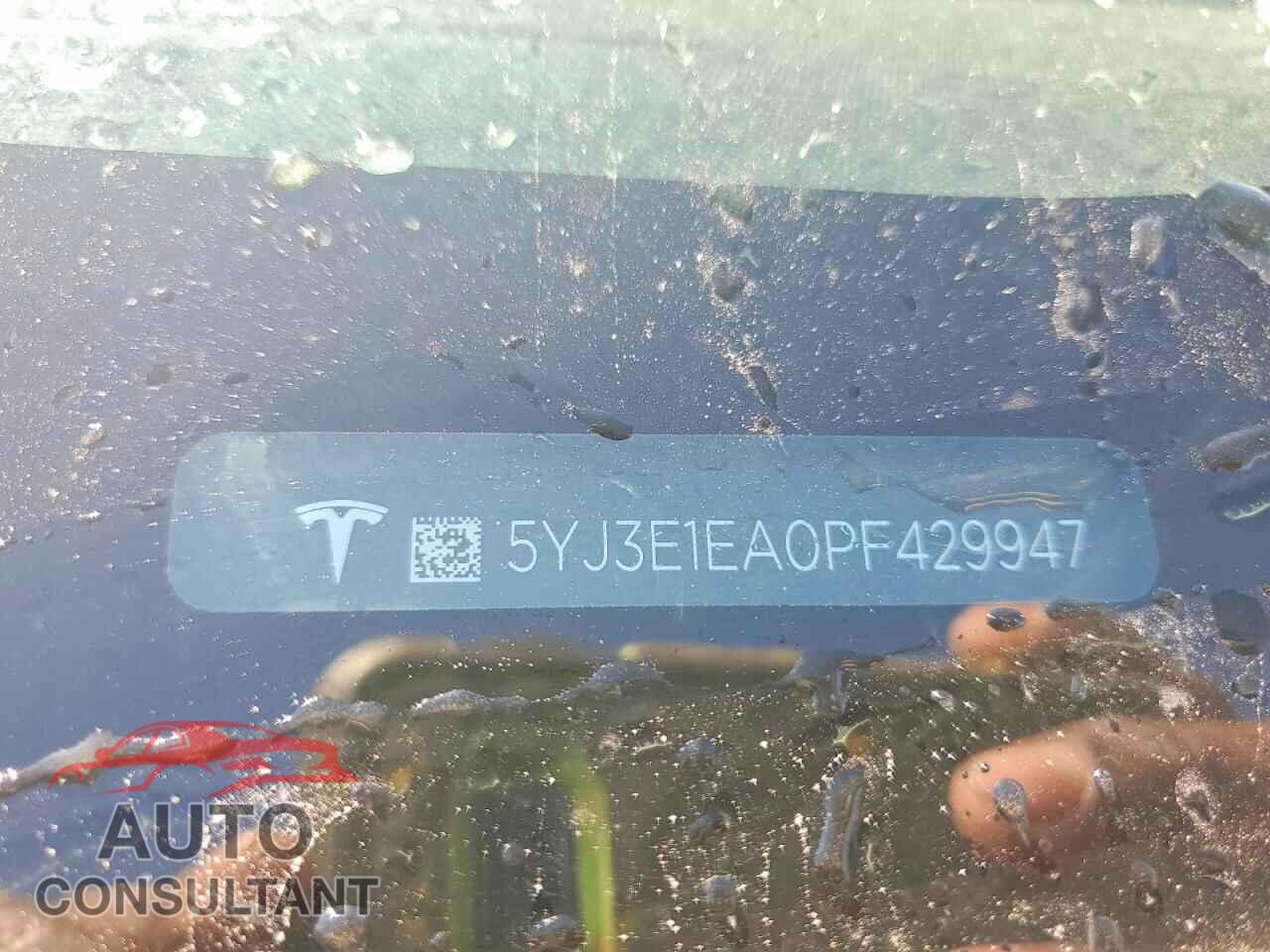 TESLA MODEL 3 2023 - 5YJ3E1EA0PF429947