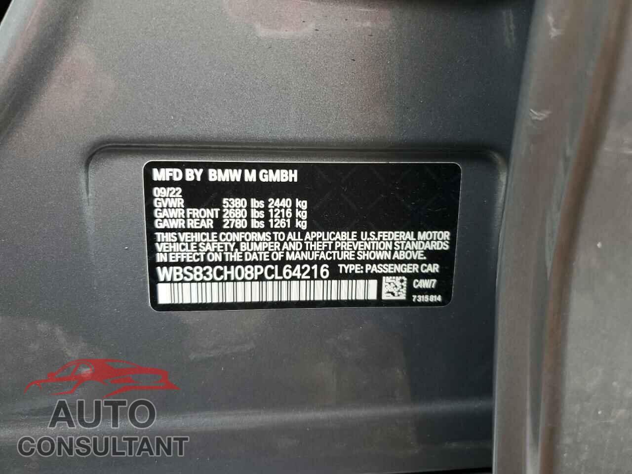 BMW M5 2023 - WBS83CH08PCL64216