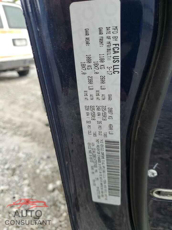 JEEP COMPASS 2017 - 3C4NJDBB1HT597439