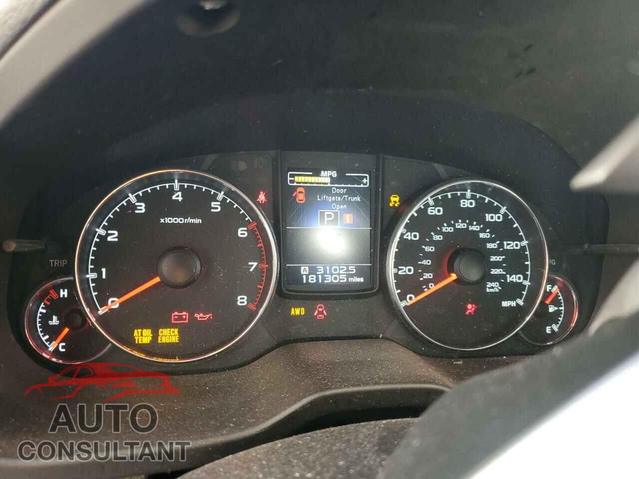 SUBARU OUTBACK 2013 - 4S4BRBLC0D3261192