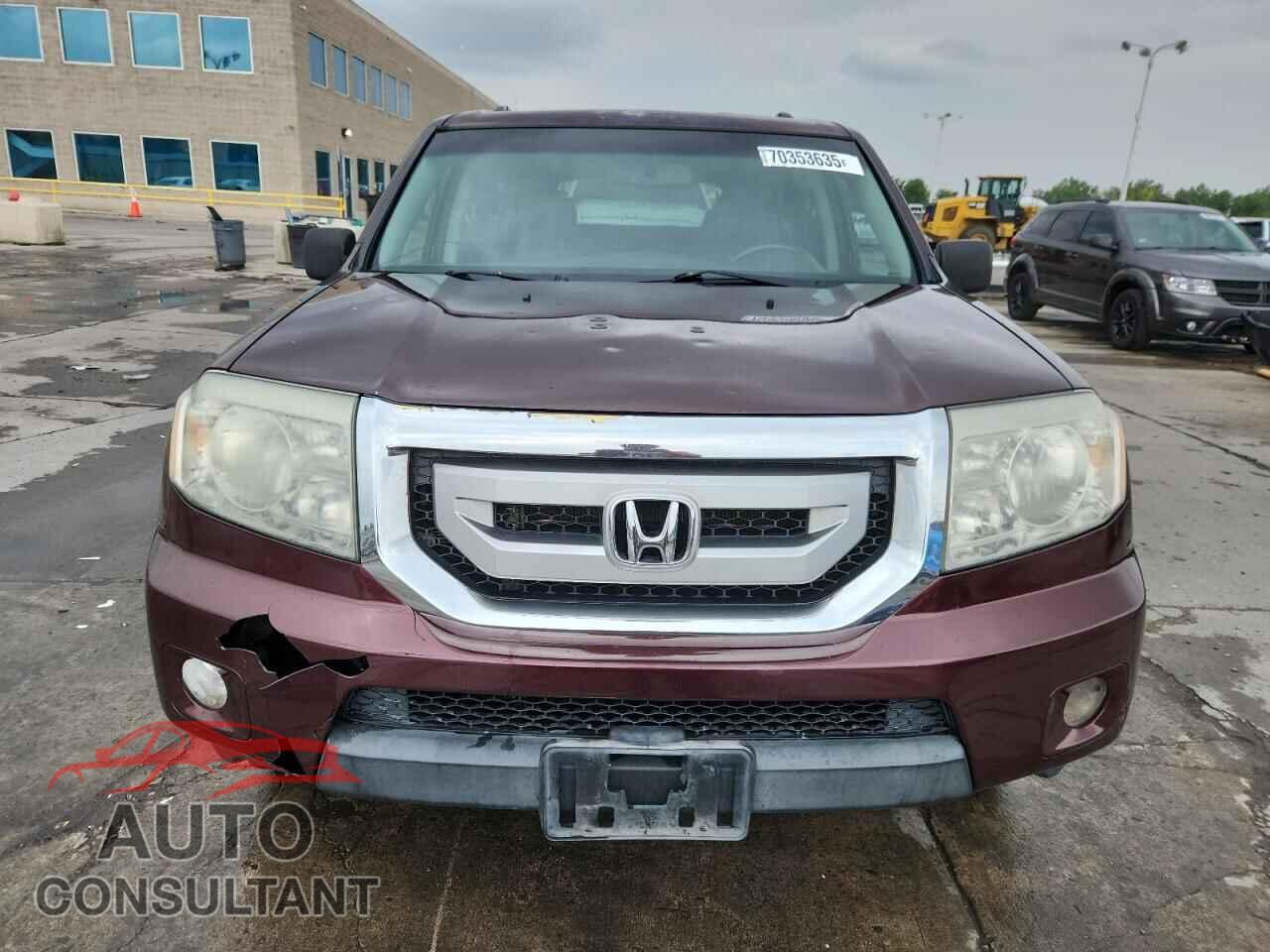 HONDA PILOT 2011 - 5FNYF4H52BB071522
