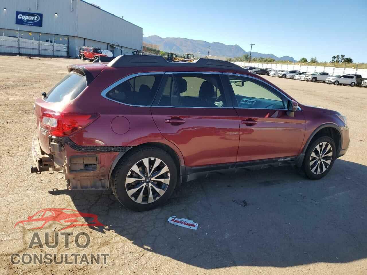 SUBARU OUTBACK 2016 - 4S4BSANC7G3348300