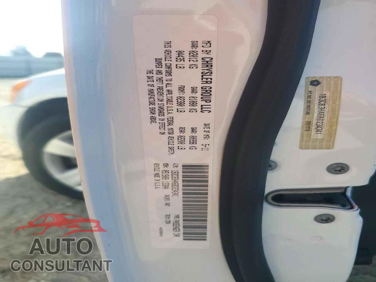 DODGE CALIBER 2011 - 1B3CB3HA6BD234341