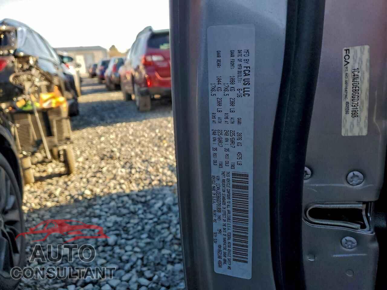 JEEP COMPASS 2016 - 1C4NJDEB6GD791898